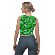 Load image into Gallery viewer, Green Marble Crop Top