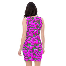 Load image into Gallery viewer, Purple and Green Marble Dress