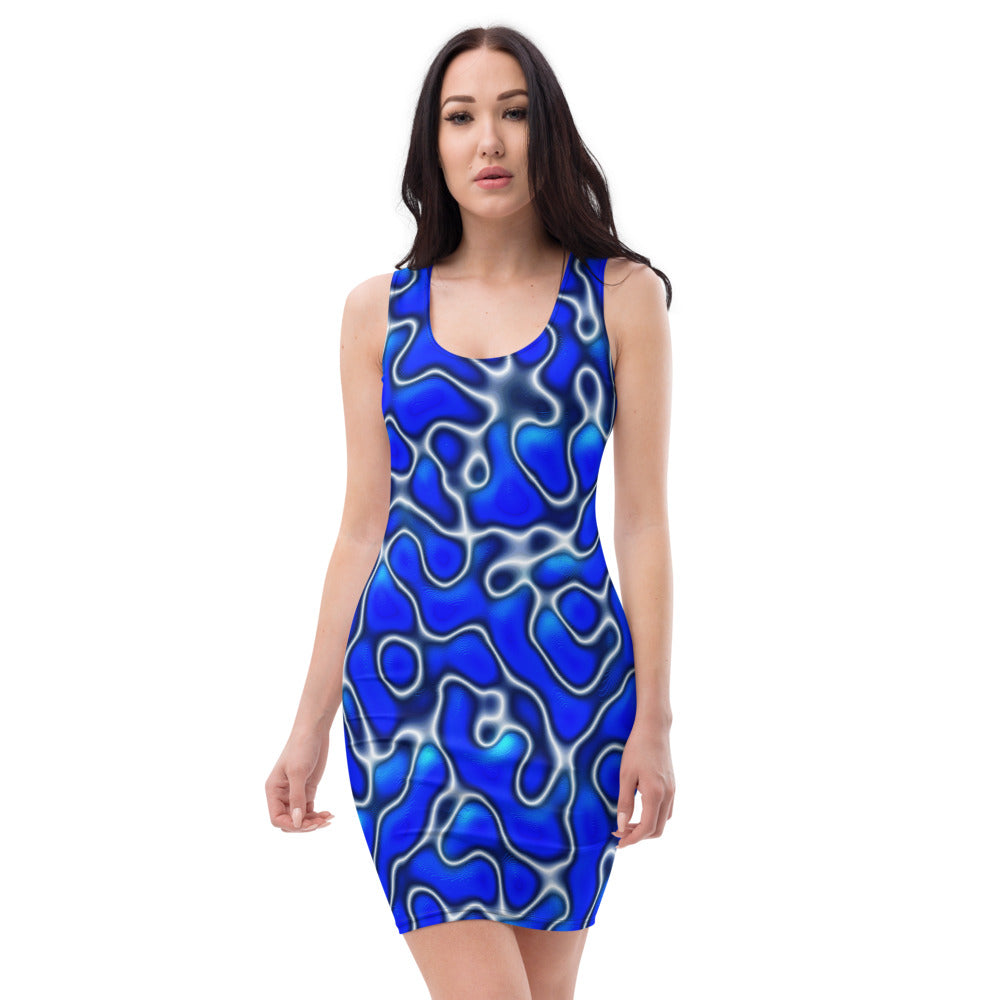 Blue Marble Dress Blue Marble Dress
