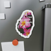 Load image into Gallery viewer, St. Vincent and the Grenadines Die-Cut Magnets - Frangipani Flowers