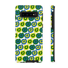 Load image into Gallery viewer, Tough Phone Cases (White with spirals)