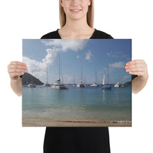 Load image into Gallery viewer, St. Vincent and the Grenadines Canvas Wall Art - Sailboats in Mayreau