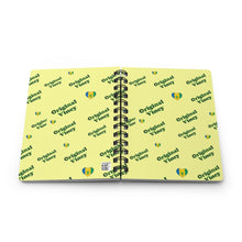 Load image into Gallery viewer, St. Vincent and the Grenadines Yellow Spiral Bound Notebook/Journal Original Vincy