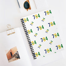 Load image into Gallery viewer, St. Vincent and the Grenadines Area code 784 - Spiral Lined Notebook