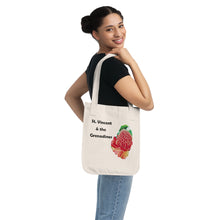 Load image into Gallery viewer, St. Vincent and the Grenadines Eco-friendly Organic Canvas Tote Bag - Torch Ginger Lily