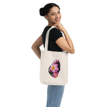 Load image into Gallery viewer, St. Vincent and the Grenadines Eco-friendly Organic Canvas Tote Bag - Frangipani Flowers