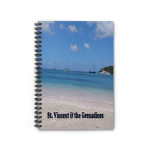 Load image into Gallery viewer, St. Vincent and the Grenadines Notebook Spiral Lined - Relax at the Beach