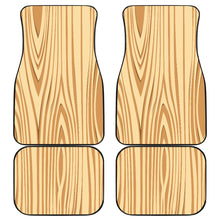Load image into Gallery viewer, Front and Back Car Mats - Wood Grain