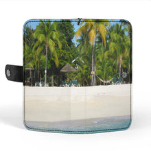 Load image into Gallery viewer, Wallet Phone Case - Palm Island Beach
