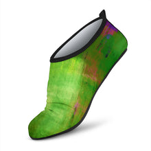 Load image into Gallery viewer, Green Abstract - Aqua Shoes