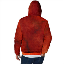 Load image into Gallery viewer, Men's Padded Hooded Jacket - Autumn Fire