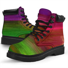 Load image into Gallery viewer, Green Abstract - All-Season Boots