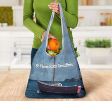 Load image into Gallery viewer, St. Vincent and the Grenadines Grocery Bags (3 pack) Local Water Vessels