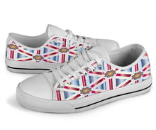 Load image into Gallery viewer, Low Top Shoe - Red, White and Blue