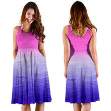 Load image into Gallery viewer, Pink and Blue Women's Dress
