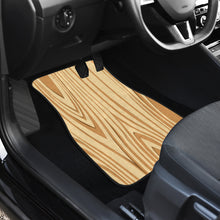 Load image into Gallery viewer, Front and Back Car Mats - Wood Grain