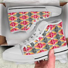 Load image into Gallery viewer, High Top Shoes - Pink and Grey
