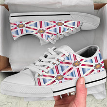 Load image into Gallery viewer, Low Top Shoe - Red, White and Blue