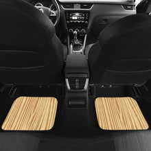 Load image into Gallery viewer, Front and Back Car Mats - Wood Grain