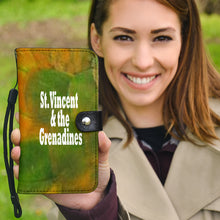 Load image into Gallery viewer, St. Vincent and the Grenadines Wallet Phone Case - Parrot Feathers