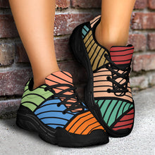 Load image into Gallery viewer, Chunky Sneakers - Stained Glass