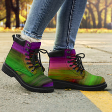 Load image into Gallery viewer, Green Abstract - All-Season Boots