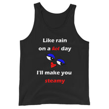 Load image into Gallery viewer, Steamy Unisex Tank Top (D)