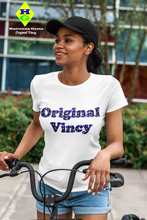 Load image into Gallery viewer, St. Vincent and the Grenadines T-Shirt Original Vincy Short-Sleeve Unisex (white)