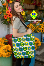 Load image into Gallery viewer, St. Vincent and the Grenadines Tote Bag National Colors Spiral Pattern