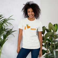Load image into Gallery viewer, I Love Bees Unisex t-shirt