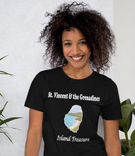 Load image into Gallery viewer, St. Vincent and the Grenadines Unisex t-shirt - Island Treasure (w)