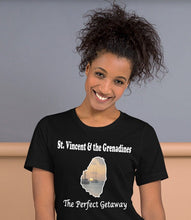 Load image into Gallery viewer, St. Vincent and the Grenadines t-shirt Perfect Getaway (w)