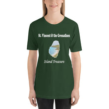 Load image into Gallery viewer, St. Vincent and the Grenadines Unisex t-shirt - Island Treasure (w)