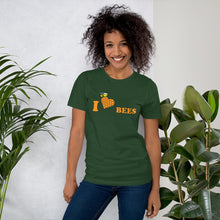 Load image into Gallery viewer, I Love Bees Unisex t-shirt