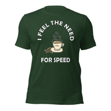 Load image into Gallery viewer, Feel the Need For Speed Unisex t-shirt (D)