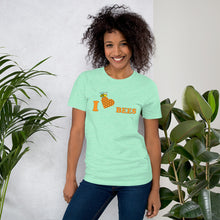 Load image into Gallery viewer, I Love Bees Unisex t-shirt