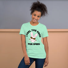 Load image into Gallery viewer, Bunny's Need For Speed Unisex t-shirt
