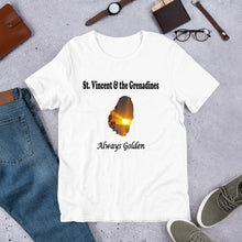 Load image into Gallery viewer, St. Vincent and the Grenadines Unisex t-shirt Always Golden (b)