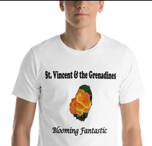 Load image into Gallery viewer, St. Vincent and the Grenadines Unisex t-shirt - Blooming Fantastic (b)