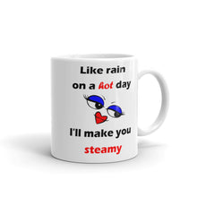Load image into Gallery viewer, White Glossy Mug Steamy (L)