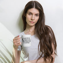 Load image into Gallery viewer, Kiss My Ass Sarcastic White glossy mug (Right hand)