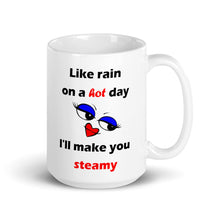 Load image into Gallery viewer, White Glossy Mug Steamy (L)