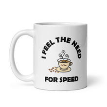 Load image into Gallery viewer, Need For Speed, White glossy coffee mug