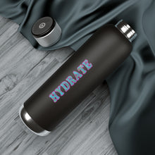 Load image into Gallery viewer, Soundwave Copper Vacuum Audio Bottle 22oz - Hydrate, 2 in 1 Water Bottle, Bluetooth Speaker Bottle, Black Portable
