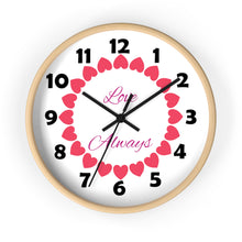 Load image into Gallery viewer, Love Always Wall Clock, Heart Ring Wall Clock
