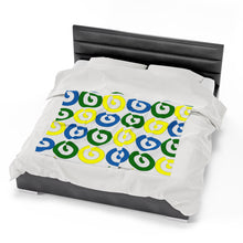 Load image into Gallery viewer, St. Vincent and the Grenadines Independence Spirals Velveteen Plush Blanket
