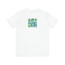 Load image into Gallery viewer, Congratulations Unisex Jersey Short Sleeve Tee, QR Code T-shirt, Hidden Message t-shirt, Positive T-shirt, Empowering T-shirt, Uplifting Message T-shirt
