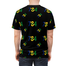 Load image into Gallery viewer, St. Vincent and the Grenadines Area Code 784 Unisex Tee (Black)
