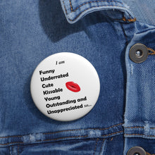 Load image into Gallery viewer, I AM Acrostic Empowerment Pin – High Self-Esteem Breakaway Badge
