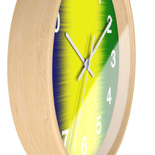 Load image into Gallery viewer, National Colors St. Vincent and the Grenadines Wall Clock
